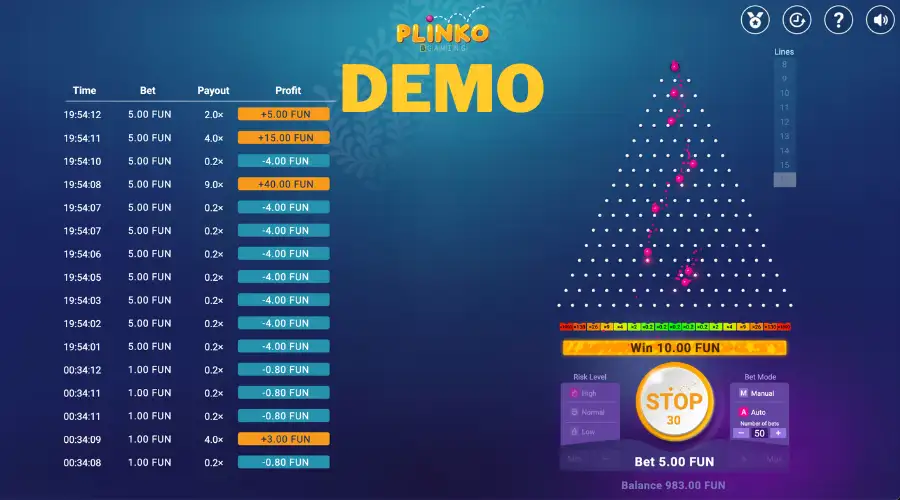 Plinko Demo