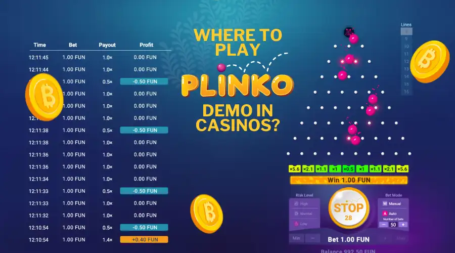 Where to Play Plinko Demo in Casinos?